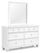 Fortman Dresser and Mirror - Furniture 4 Less (Jacksonville, NC)
