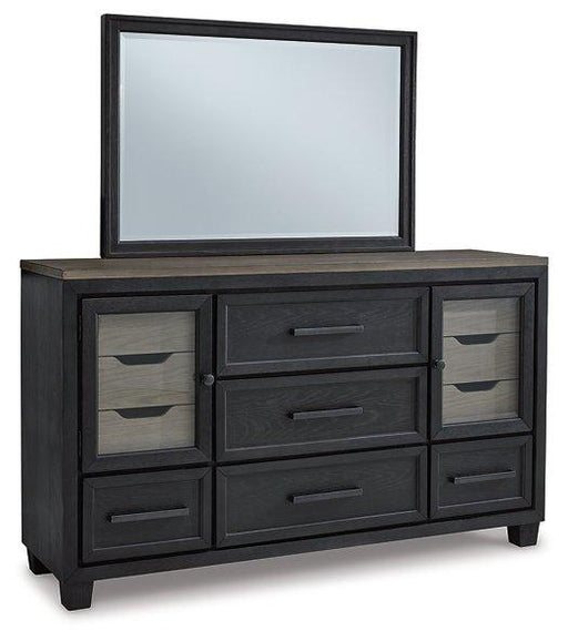 Foyland Dresser and Mirror - Furniture 4 Less (Jacksonville, NC)