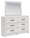 Cayboni Dresser and Mirror - Furniture 4 Less (Jacksonville, NC)