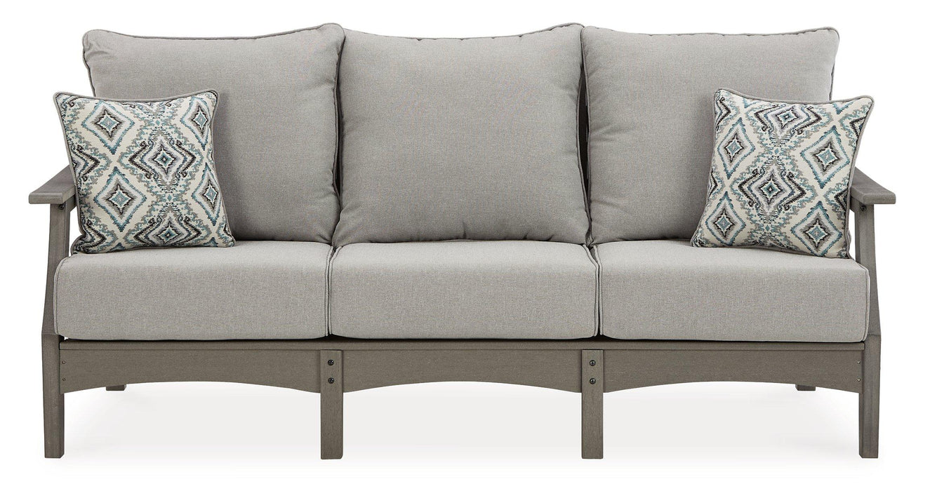 Visola Outdoor Sofa and Loveseat Set - Furniture 4 Less (Jacksonville, NC)