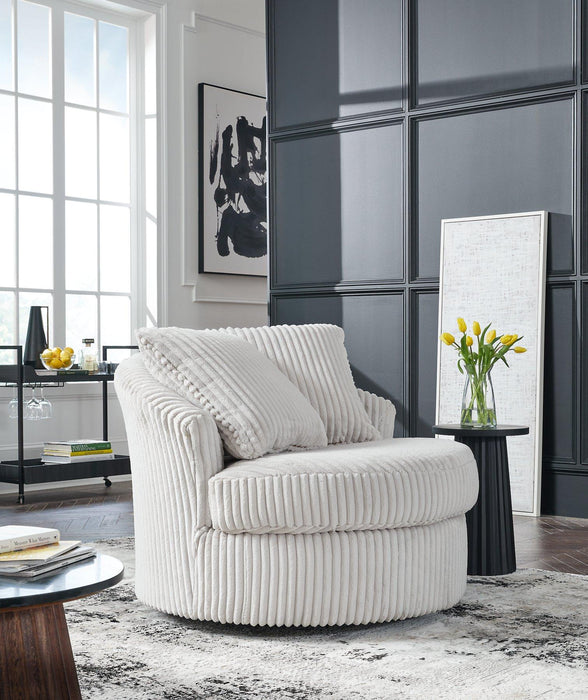 Gramwell Swivel Accent Chair - Furniture 4 Less (Jacksonville, NC)