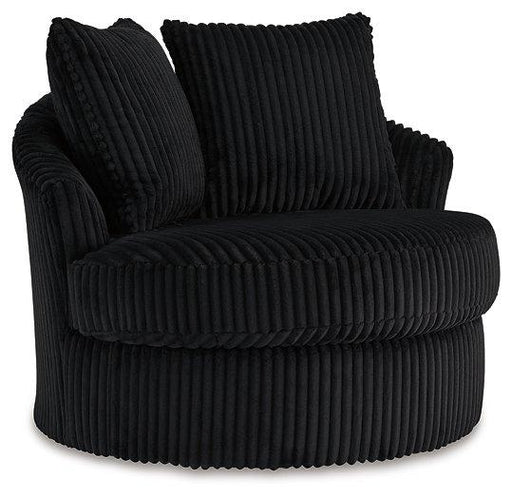 Gramwell Swivel Accent Chair - Furniture 4 Less (Jacksonville, NC)