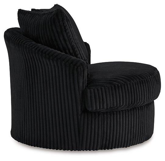 Gramwell Swivel Accent Chair - Furniture 4 Less (Jacksonville, NC)