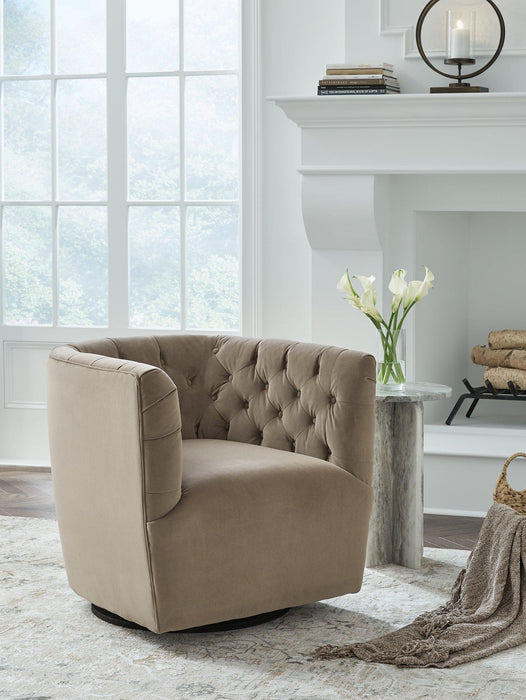 Hayesler Swivel Accent Chair - Furniture 4 Less (Jacksonville, NC)