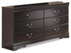 Huey Vineyard Dresser and Mirror - Furniture 4 Less (Jacksonville, NC)