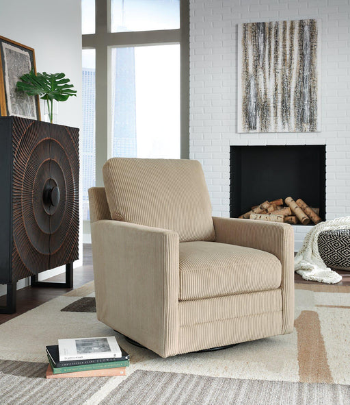 Icaman Swivel Accent Chair - Furniture 4 Less (Jacksonville, NC)