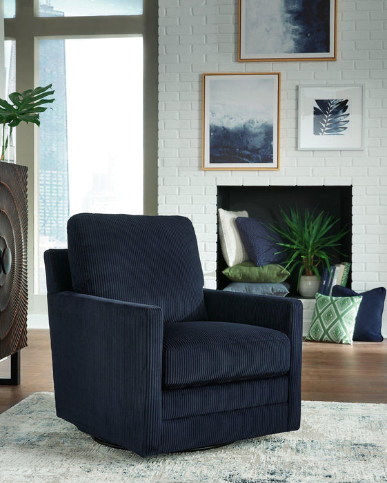 Icaman Swivel Accent Chair - Furniture 4 Less (Jacksonville, NC)