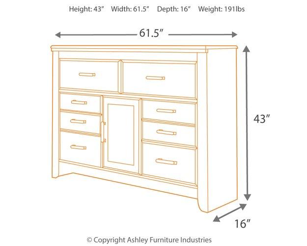 Juararo Dresser - Furniture 4 Less (Jacksonville, NC)