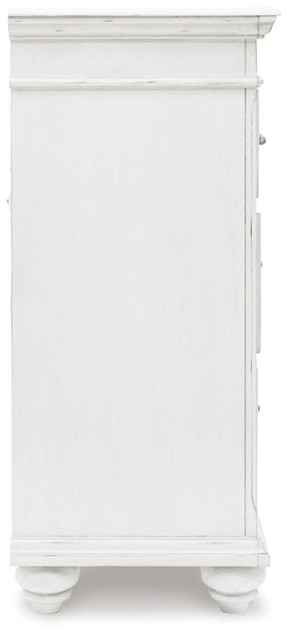 Kanwyn Dresser and Mirror - Furniture 4 Less (Jacksonville, NC)