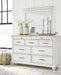 Kanwyn Dresser and Mirror - Furniture 4 Less (Jacksonville, NC)