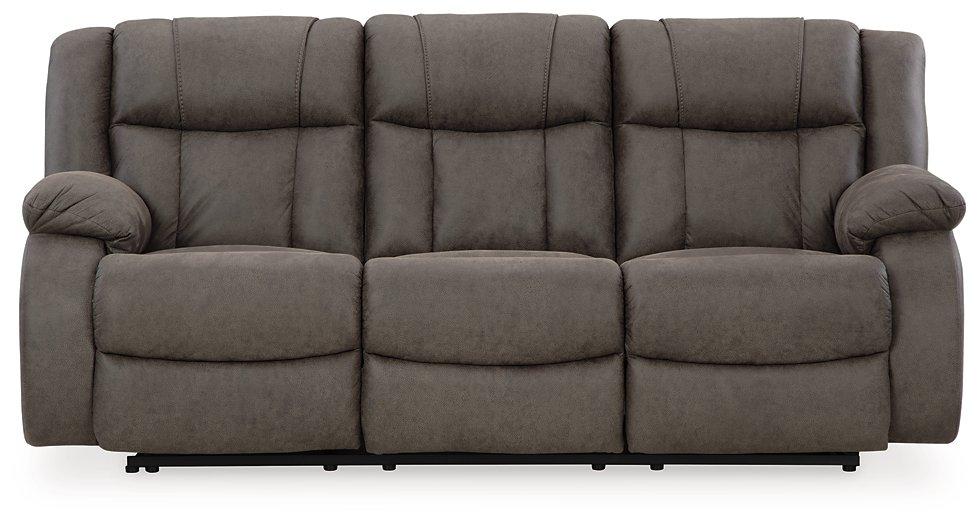 First Base Reclining Sofa - Furniture 4 Less (Jacksonville, NC)