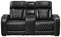 Boyington Power Reclining Loveseat with Console - Furniture 4 Less (Jacksonville, NC)