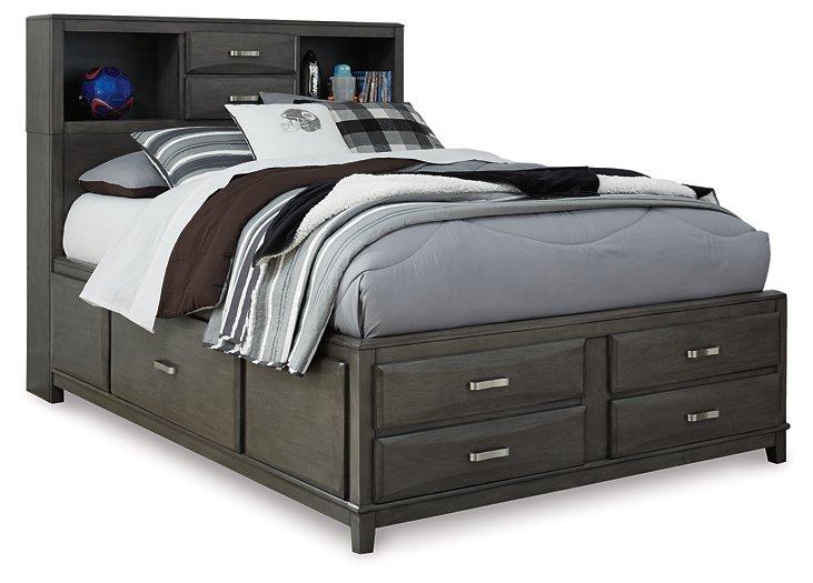 Caitbrook Storage Bed with 7 Drawers - Furniture 4 Less (Jacksonville, NC)