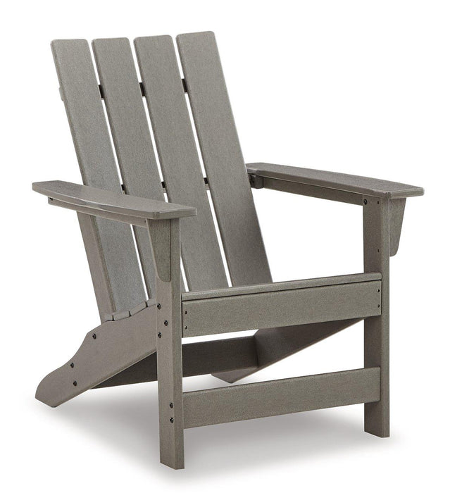 Visola Outdoor Adirondack Chair Set with End Table - Furniture 4 Less (Jacksonville, NC)