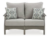 Visola Outdoor Sofa and Loveseat Set - Furniture 4 Less (Jacksonville, NC)
