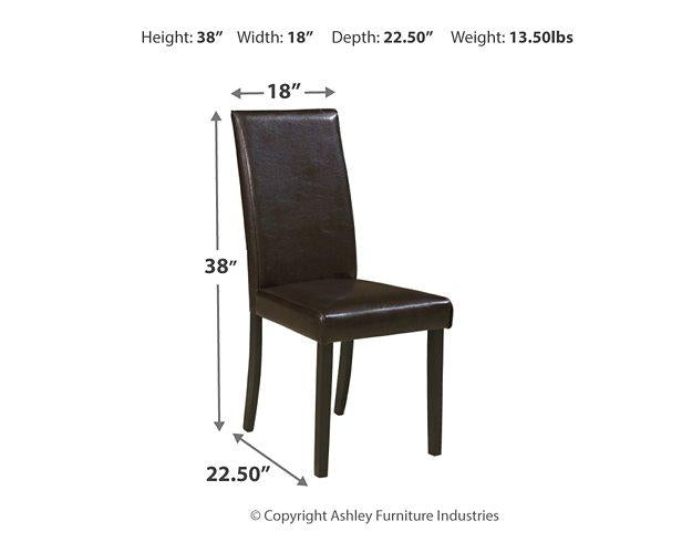 Kimonte Dining Chair Set - Furniture 4 Less (Jacksonville, NC)