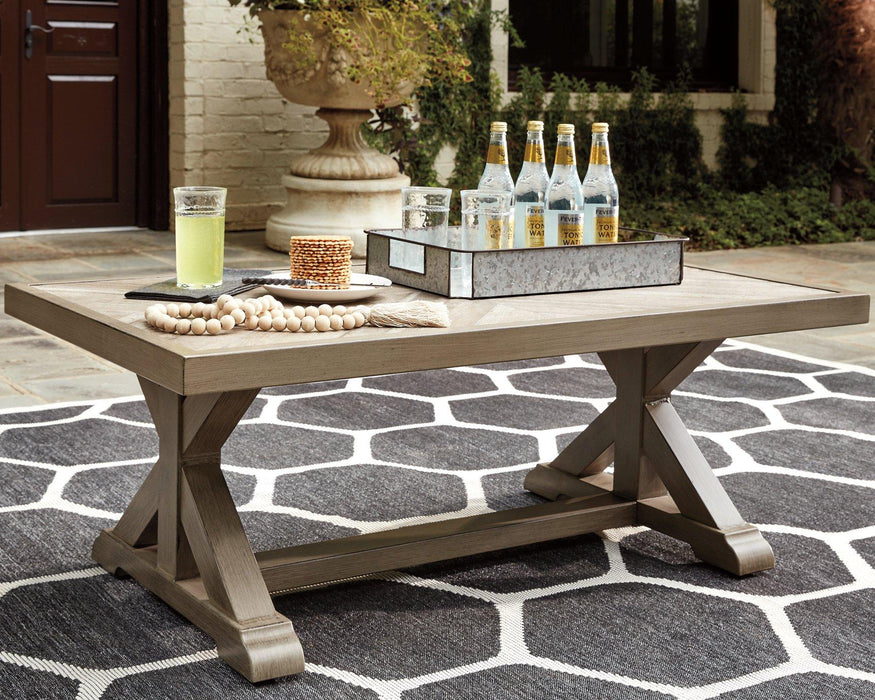Beachcroft Outdoor Coffee Table - Furniture 4 Less (Jacksonville, NC)