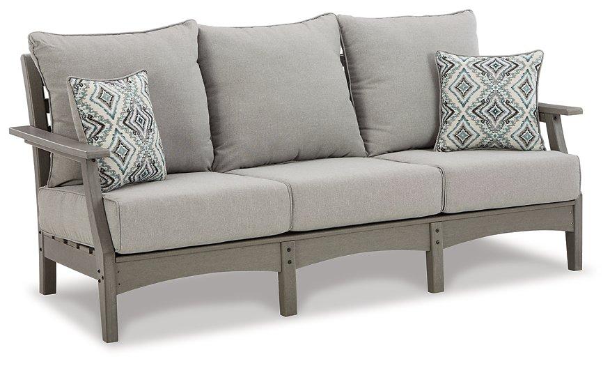 Visola Outdoor Sofa and Loveseat Set - Furniture 4 Less (Jacksonville, NC)