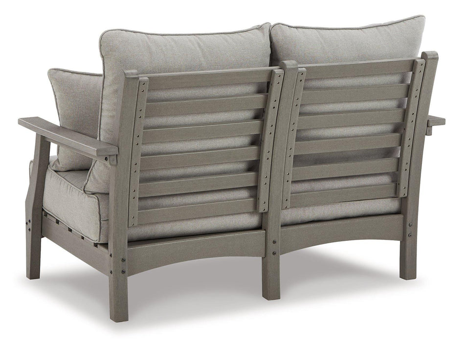 Visola Outdoor Sofa and Loveseat Set - Furniture 4 Less (Jacksonville, NC)