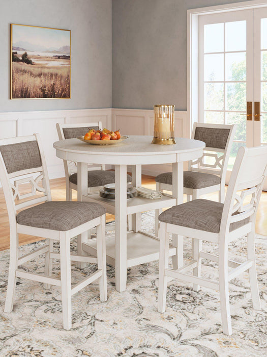Erinberg Counter Height Dining Table and 4 Barstools (Set of 5) - Furniture 4 Less (Jacksonville, NC)