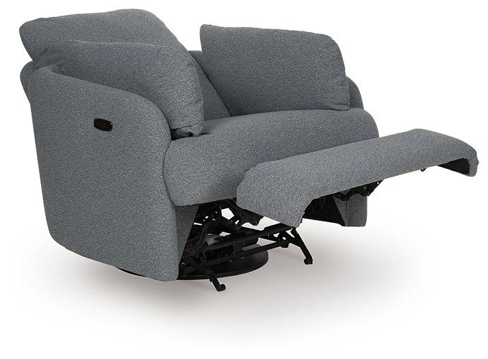 Alainmont Next-Gen Nuvella Swivel Power Recliner - Furniture 4 Less (Jacksonville, NC)