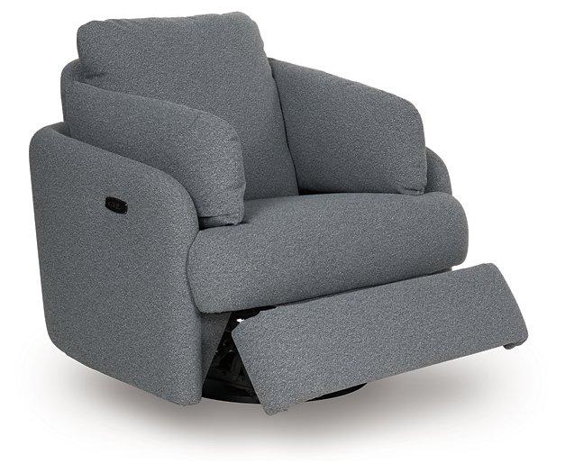 Alainmont Next-Gen Nuvella Swivel Power Recliner - Furniture 4 Less (Jacksonville, NC)
