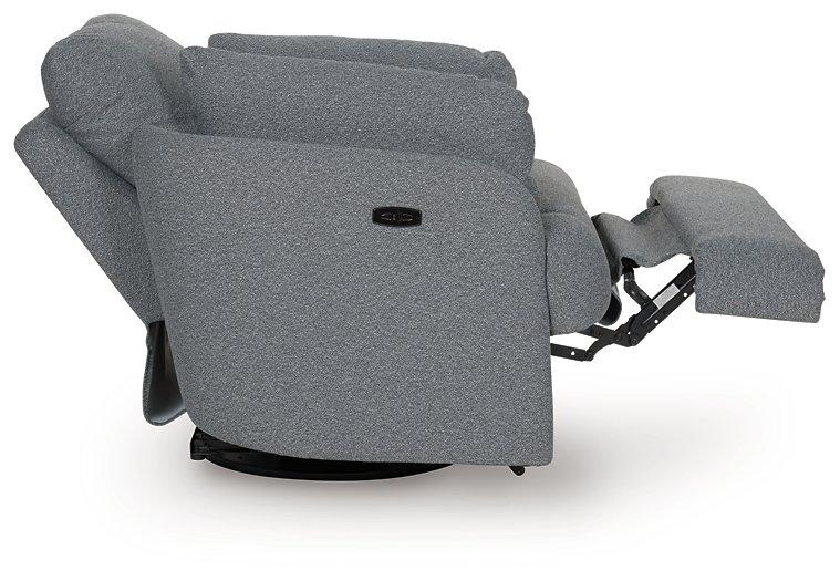 Alainmont Next-Gen Nuvella Swivel Power Recliner - Furniture 4 Less (Jacksonville, NC)