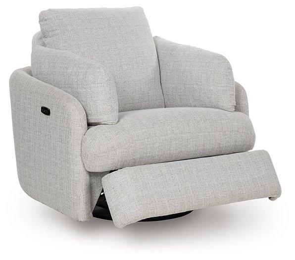 Alainmont Next-Gen Nuvella Swivel Power Recliner - Furniture 4 Less (Jacksonville, NC)
