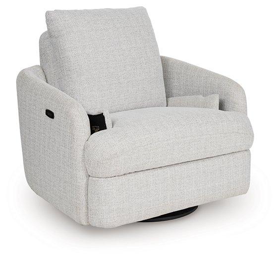 Alainmont Next-Gen Nuvella Swivel Power Recliner - Furniture 4 Less (Jacksonville, NC)
