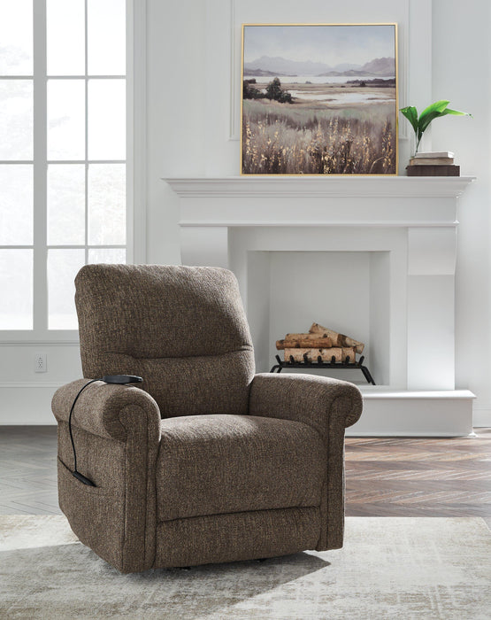 Aureta Power Lift Recliner - Furniture 4 Less (Jacksonville, NC)