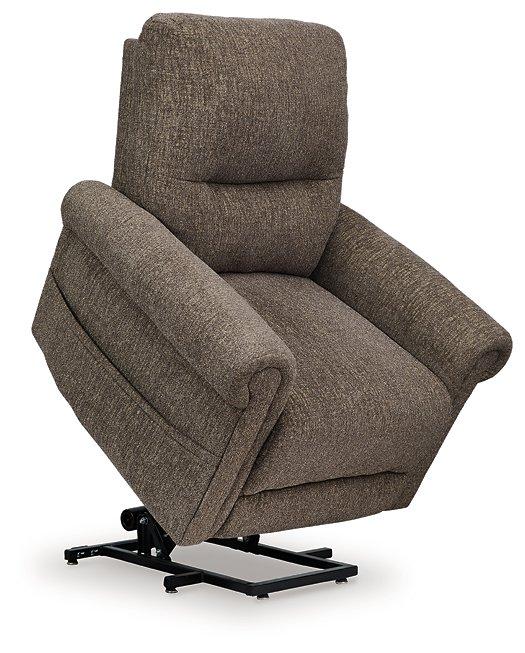 Aureta Power Lift Recliner - Furniture 4 Less (Jacksonville, NC)