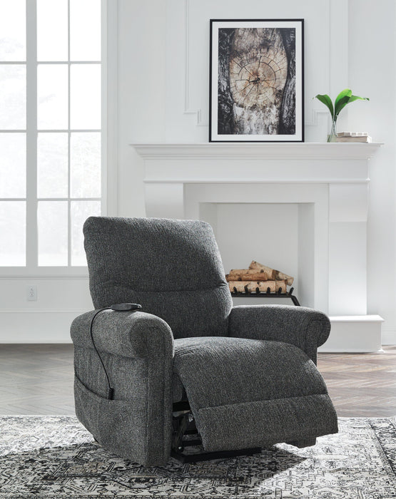 Aureta Power Lift Recliner - Furniture 4 Less (Jacksonville, NC)