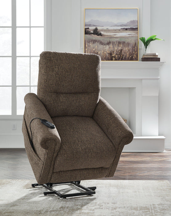 Aureta Power Lift Recliner - Furniture 4 Less (Jacksonville, NC)