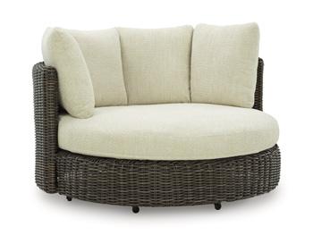 Kimora Outdoor Swivel Lounge Chair with Cushion - Furniture 4 Less (Jacksonville, NC)