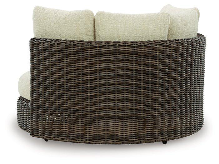 Kimora Outdoor Swivel Lounge Chair with Cushion - Furniture 4 Less (Jacksonville, NC)