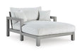 Hurley Park Outdoor Chaise Lounge with Cushion - Furniture 4 Less (Jacksonville, NC)