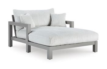 Hurley Park Outdoor Chaise Lounge with Cushion - Furniture 4 Less (Jacksonville, NC)