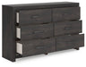 Hollivern Dresser - Furniture 4 Less (Jacksonville, NC)