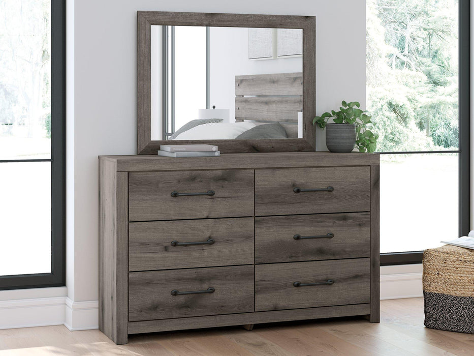 Graystorm Dresser and Mirror - Furniture 4 Less (Jacksonville, NC)
