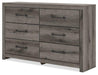 Graystorm Dresser and Mirror - Furniture 4 Less (Jacksonville, NC)