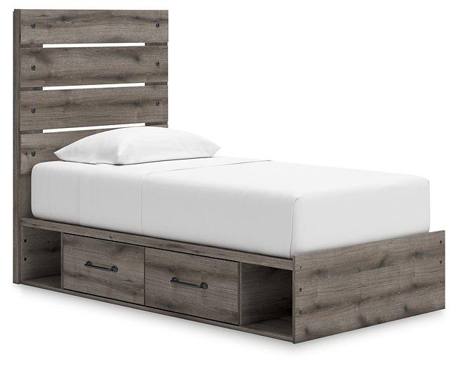 Graystorm Bed with Storage - Furniture 4 Less (Jacksonville, NC)