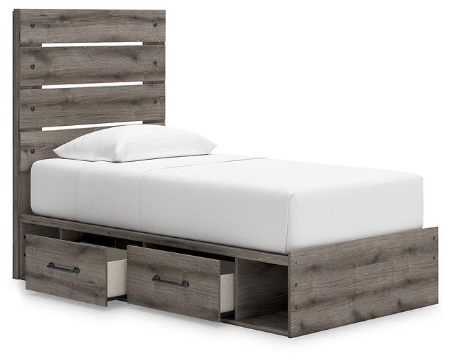 Graystorm Bed with Storage - Furniture 4 Less (Jacksonville, NC)