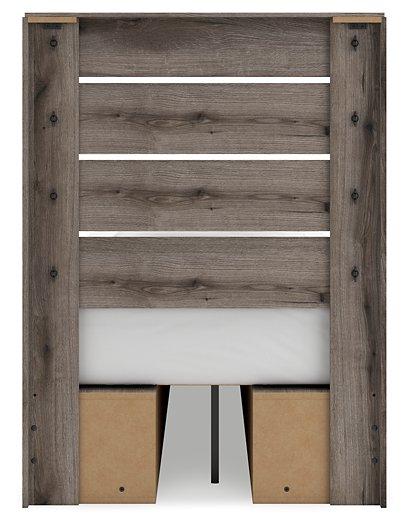 Graystorm Bed with Storage - Furniture 4 Less (Jacksonville, NC)