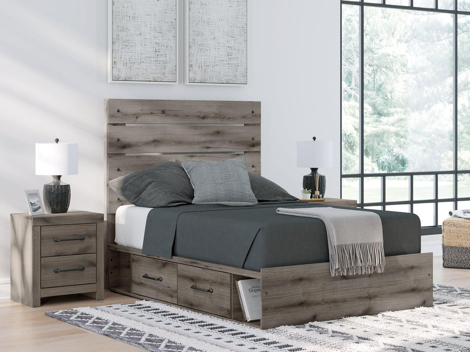 Graystorm Bed with Storage - Furniture 4 Less (Jacksonville, NC)