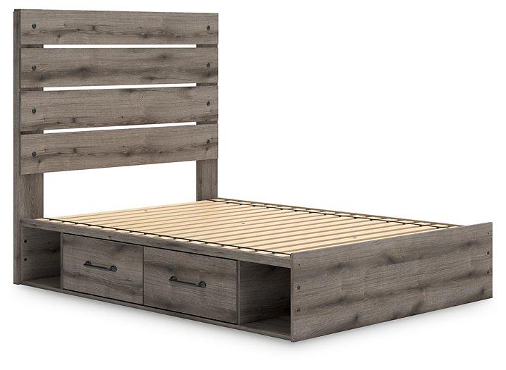 Graystorm Bed with Storage - Furniture 4 Less (Jacksonville, NC)