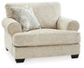 Monaghan Oversized Chair and Ottoman - Furniture 4 Less (Jacksonville, NC)