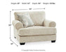 Monaghan Oversized Chair and Ottoman - Furniture 4 Less (Jacksonville, NC)
