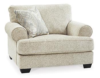 Monaghan Oversized Chair and Ottoman - Furniture 4 Less (Jacksonville, NC)