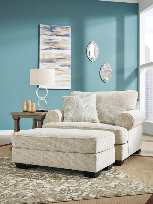 Monaghan Oversized Chair and Ottoman - Furniture 4 Less (Jacksonville, NC)