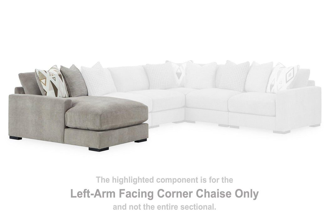 Aslan Court Sectional with Chaise - Furniture 4 Less (Jacksonville, NC)